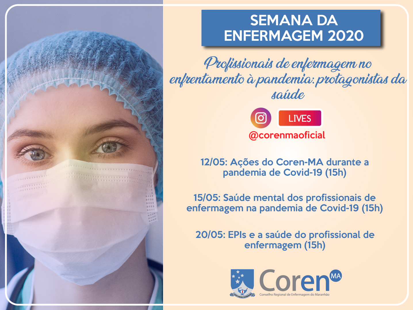 Coren MA Realiza Semana Da Enfermagem 2020 Conselho Regional De